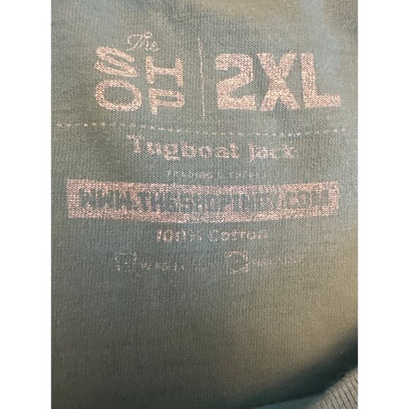 Lake Monroe State Indiana Park Graphic T-Shirt 2XL Turquoise 100% Cotton - Picture 3 of 4